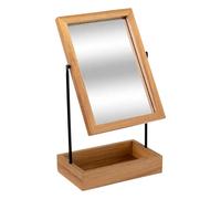 - Miroir de Salle de Bain "Blackacia" 36cm Marron