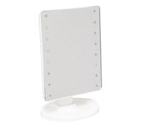 - Miroir sur Pied "LED" 26cm Blanc