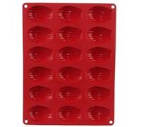 FIVE Simply Smart - Moule 18 Madeleines Silicone "Silipro" 32cm Rouge Rouge G