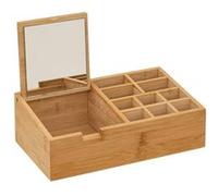 FIVE Simply Smart - Organiseur 10 Compartiments "Miroir" 24cm Naturel Marron G