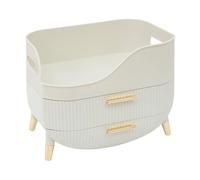FIVE Simply Smart - Organiseur 2 Tiroirs "Alba" 26cm Beige