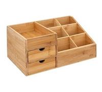FIVE Simply Smart - Organiseur 2 Tiroirs "Bambou" 33cm Naturel Beige G
