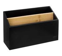 FIVE Simply Smart - Organiseur de Bureau Bambou "Bava" 25cm Noir Noir G