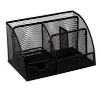 FIVE Simply Smart - Organiseur de Bureau en Métal "Havi" 22cm Noir Noir G