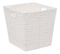 FIVE Simply Smart - Panier de Rangement Carré "Mix'n'Modul" 31x31cm Blanc Blanc G
