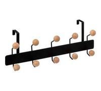 FIVE Simply Smart - Patère de Porte "10 Boules" 44cm Noir & Naturel Noir G