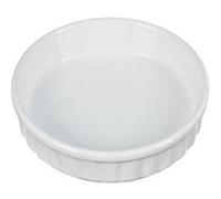 Ramequin pour crème brulé en terre cuite - blanc - diamètre 12cm hauteur 3.5cm