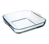 Paris Prix Plat carré en verre pour four 29 x 29 cm transparent