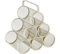 Five Simply Smart - Porte-bouteilles 6 compartiments en métal MAYAJ - Beige - Mayaj Beige