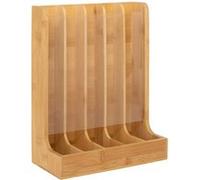 Five Simply Smart - Porte-capsules en plastique et bambou - Beige G