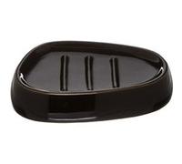 Porte Savon Galet 12cm Noir