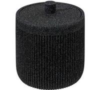 FIVE Simply Smart - Pot à Coton Design "Onyx" 9cm Gris Ardoise Gris G