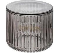 FIVE Simply Smart - Pot à Coton en Verre "Glass" 10cm Gris Gris G