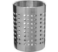 - Pot à Ustensiles en Inox "Ajouré" 16cm Argent