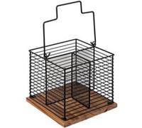 Pot Range-Couverts en Métal Mauro 29cm Noir