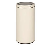 Paris Prix – Poubelle automatique Delta – Métal beige 40 L – 5 five simply smart
