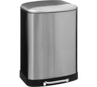 Poubelle spacieuse, inox, 50 L