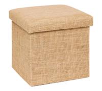 Five simply smart Pouf coffre pliant - Naturel