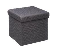 Paris Prix – Pouf pliable Mix N' Modul – 31 x 31 cm – Gris anthracite