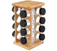 FIVE Simply Smart - Présentoir à Epices Rotatif "16 Pots" 28cm Bambou Marron G