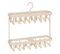 FIVE Simply Smart - Séchoir Pliable 2 Niveaux "32 Pinces" 43cm Beige