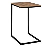 FIVE Simply Smart - Table d'Appoint Design "Linoya" 66cm Naturel & Noir