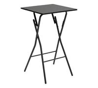 Five - Table de Bar Pliante Noire 60 x 60 cm