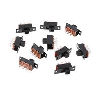 fivekim 10pcs ss22f32 6 Broches 2 Positions dpdt on/on Mini Interrupteur à glissière 0.5a Interrupteur à Bascule Alimentation