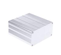 fivekim Boîtier en Aluminium Bricolage boîtier électronique Projet PCB Instrument Box 100X100X50Mm boîte en Aluminium Argent