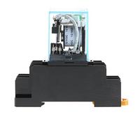 fivekim Relais intermédiaire Ly2Nj My4N-J AC 220V DC 12V 10A 8 Broches avec Relais de Base