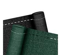 FIVMEN Panneau de clôture 2x10m pour jardin - Clôture occultante - 150 g/m² - HDPE - Filet d'ombrage pour balcon - Avec serre-câble - Protection solaire pour balcon - Résistant aux intempéries, Vert
