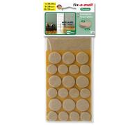 Fix-O-Moll Suki Patins feutre adhésifs pour sol lisse sensible Beige 100 x 200 mm 22 pièces