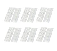 Fixateur de Douille Mural Abs Blanc sans Perçage, 6 Paires