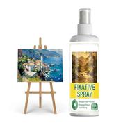 Fixateur Dessin Spray Protecteur Œuvre D’art - Aérosol Fixant Haute Efficacité Couleur Vernis Mat | Scellant Pastel Fusain Crayon Croquis | Protection Anti-Bavure Longue Durée Conservation Archives Pe
