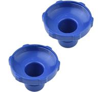 Fixation adaptatrice pour filtre de piscine avec montage mural, destinée au nettoyage de la piscine et servant de pièce de rechange pour les bassins jusqu'à 4,9 m - Blanc