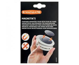 Fixation aimantée pour détecteur de fumée Magnetik's Evacuate
