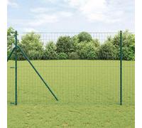 Fixation au sol Euro pour clôture 10 x 1,5 m Vert Maille