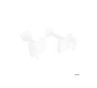 Fixation d’abattant WC - SOMATHERM FOR YOU - 2 vis à têtes carrées + 2 écrous + 2 plaquettes