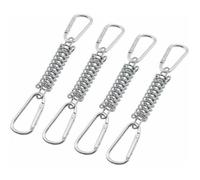 Fixation d'auvent à Tension à ressort à boucle, accessoire de fixation de voile d'ombrage avec 4 ressorts hélicoïdaux pour auvents