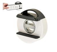 Fixation de bloc d'alimentation - Organiseur de prises rotatif à ventouse - Support de gestion de multiprises - Pour chambre à coucher, cuisine, meubles, plan de travail, salon, appartement