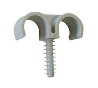 Fixation de gaines et tubes ING FIXATION Fix-ring double - Ø 20 mm - Boîte de 100 - A301750