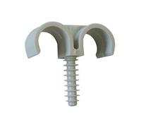 Fixation de gaines et tubes ING FIXATION Fix-ring double - Ø 28 mm - Boîte de 50 - A301900