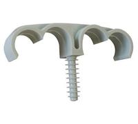 Fixation de gaines et tubes ING FIXATION Fix-ring Quadruple - Ø 20 mm - Boîte de 50 - A302500