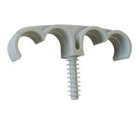 Fixation de gaines et tubes ING FIXATION Fix-ring Quadruple - Ø 25 mm - Boîte de 50 - A302600 G