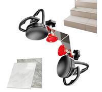 Fixation de joints de sol à ventouse robuste à 90 ° - Outil professionnel de réglage et d'alignement de couture en pierre, aide à niveler de précision pour granit et quartz, pince de connexion de