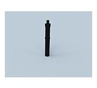 Bertrams Polyline LAS fixation de toit 41DAK400-80S DN 80 /125, noir, 400 mm au-dessus du toit