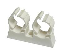 Fixation de tubes multicouche, PER et cuivre gainé ING FIXATION FIX-RING Multi double - Ø 16 à 20 mm - Boîte de 50 pièces - A332000