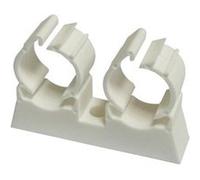 Fixation de tubes multicouche, PER et cuivre gainé ING FIXATION FIX-RING Multi double - Ø 16 à 20 mm - Boîte de 50 pièces - A332000 G