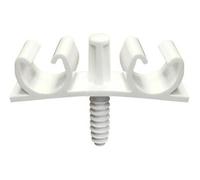 Fixation de tubes multicouche, PER et cuivre gainé ING FIXATION FIX-RING Multi double - Ø 22 à 26 mm - Boîte de 50 pièces - A332200