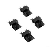 Fixation Gouttière Alliage Alu Rotation 270° pour reolink pour blink(black 4pcs)
